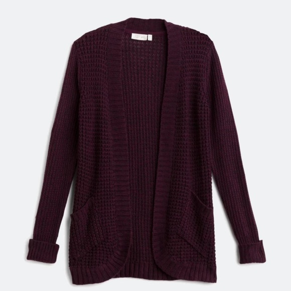 EUC RD Style Montoya Dark Purple Open Cardigan - Picture 1 of 3